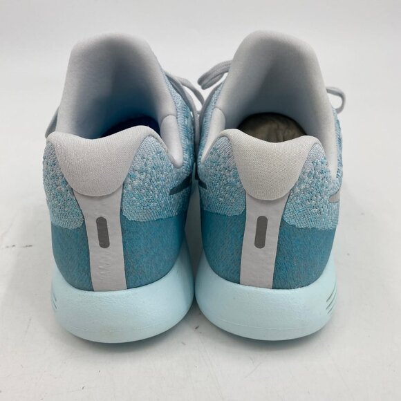 Nike Blue Silver LunarEpic Low Flyknit 2 Sneakers | Size 7 - Picture 10 of 10